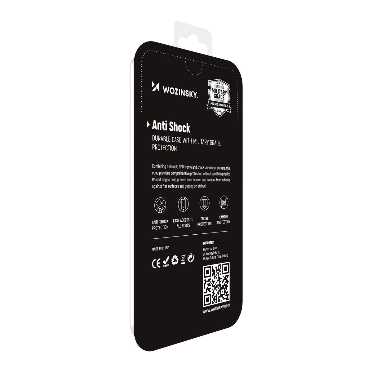 Wozinsky Anti Shock pancerne etui do Samsung Galaxy A73 przezroczysty – zdjęcie 6
