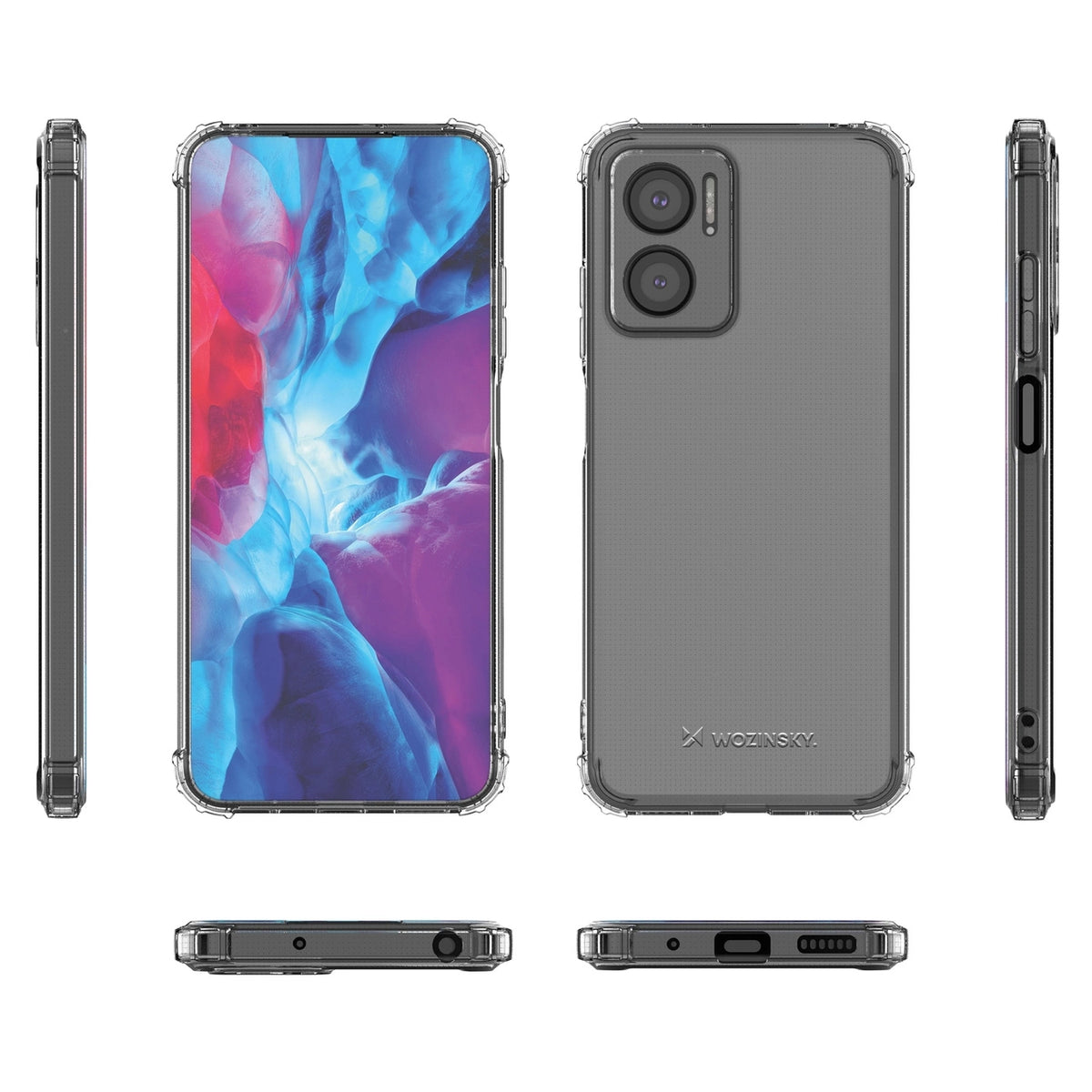 Wozinsky Anti Shock pancerne etui do Xiaomi Redmi 10 przezroczysty – zdjęcie 9