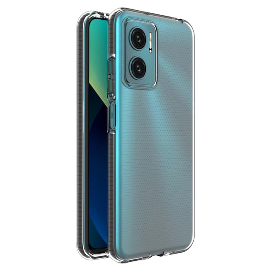 Spring Case pokrowiec żelowe etui z kolorową do Xiaomi Redmi 10 czarny