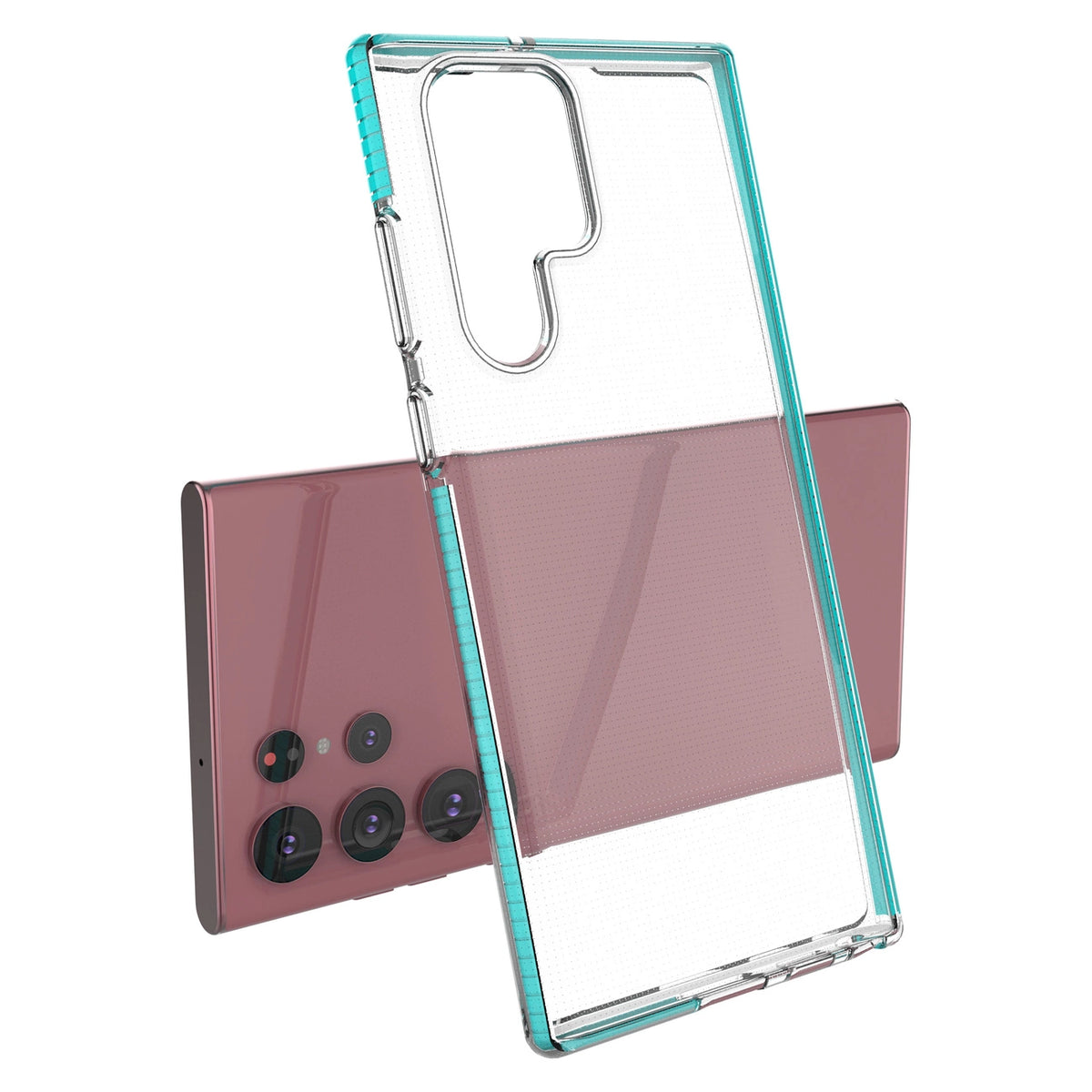 Spring Case pokrowiec żelowe etui do Samsung Galaxy S22 Ultra jasnoróżowy – zdjęcie 3