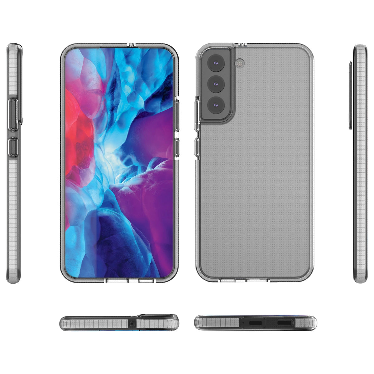 Spring Case pokrowiec żelowe do Samsung Galaxy S22+ (S22 Plus) jasnoróżowy – zdjęcie 2
