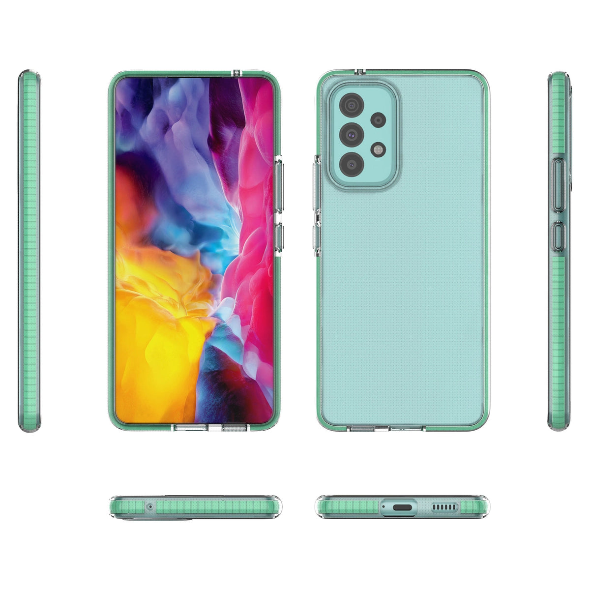 Spring Case pokrowiec żelowe etui z do Samsung Galaxy A73 jasnoróżowy – zdjęcie 2