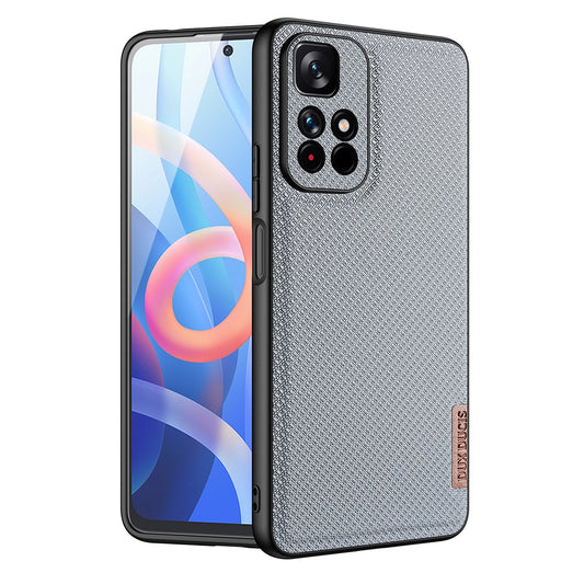 Dux Ducis Fino etui pokrowiec pokryty nylonowym materiałem Poco M4 Pro 5G