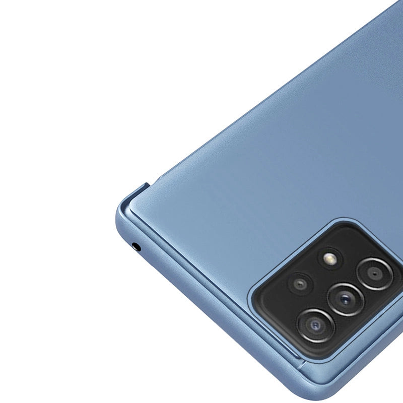 Clear View Case futerał etui z klapką Samsung Galaxy A73 czarny – zdjęcie 7