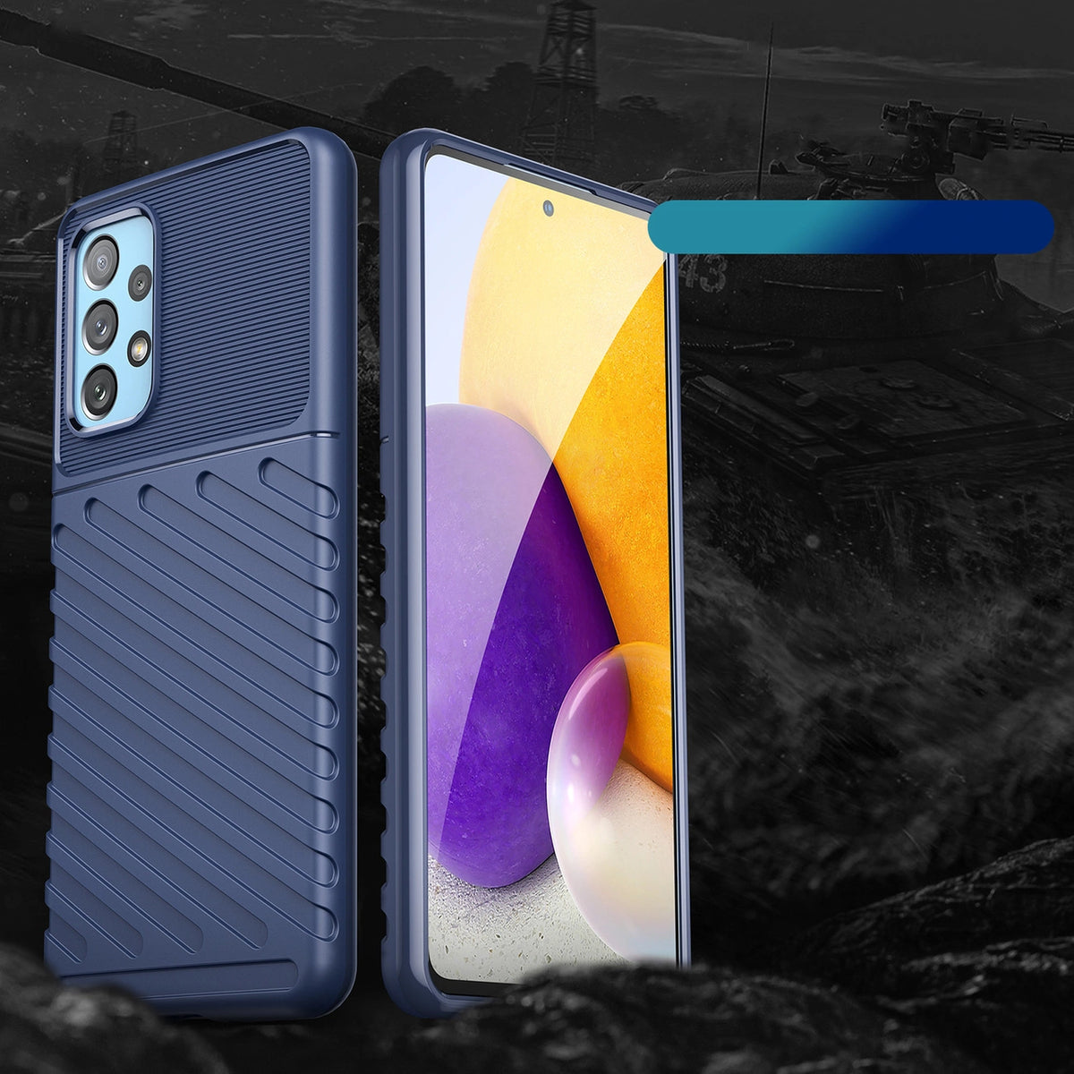 Thunder Case elastyczne pancerne etui pokrowiec Samsung Galaxy A73 – zdjęcie 2