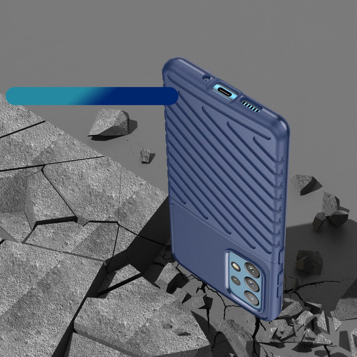 Thunder Case elastyczne pancerne etui pokrowiec Samsung Galaxy A73 – zdjęcie 7