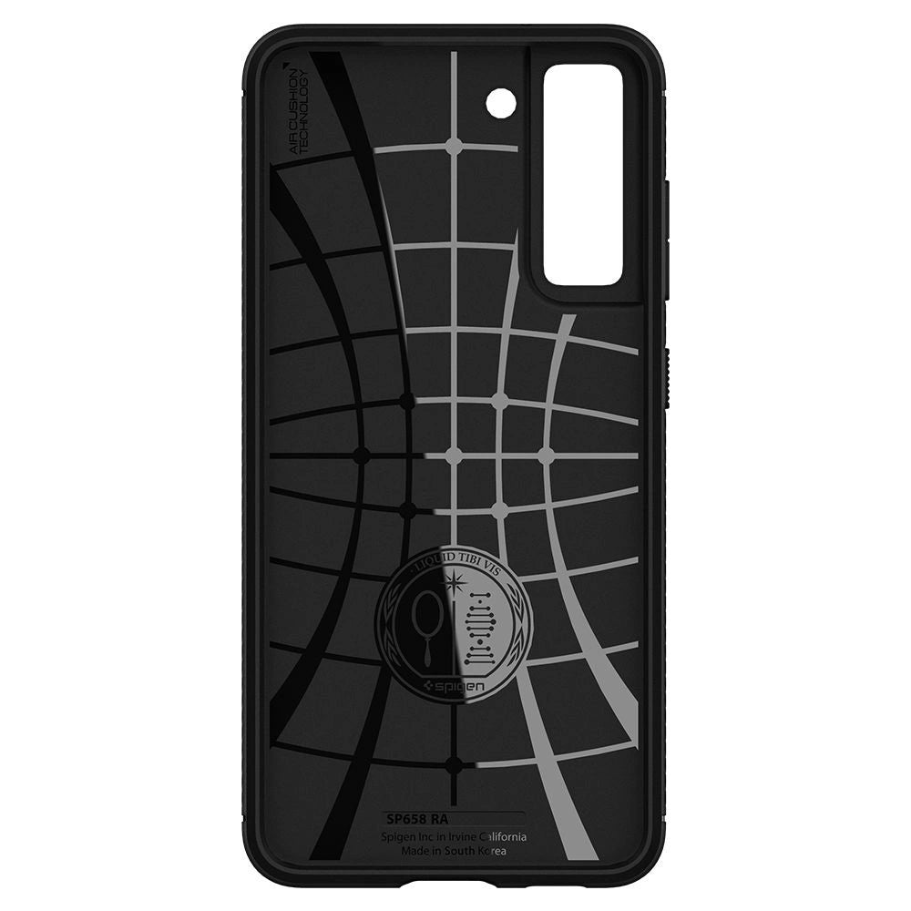 Etui Spigen Rugged Armor na Samsung Galaxy S21 FE - czarny mat – zdjęcie 4