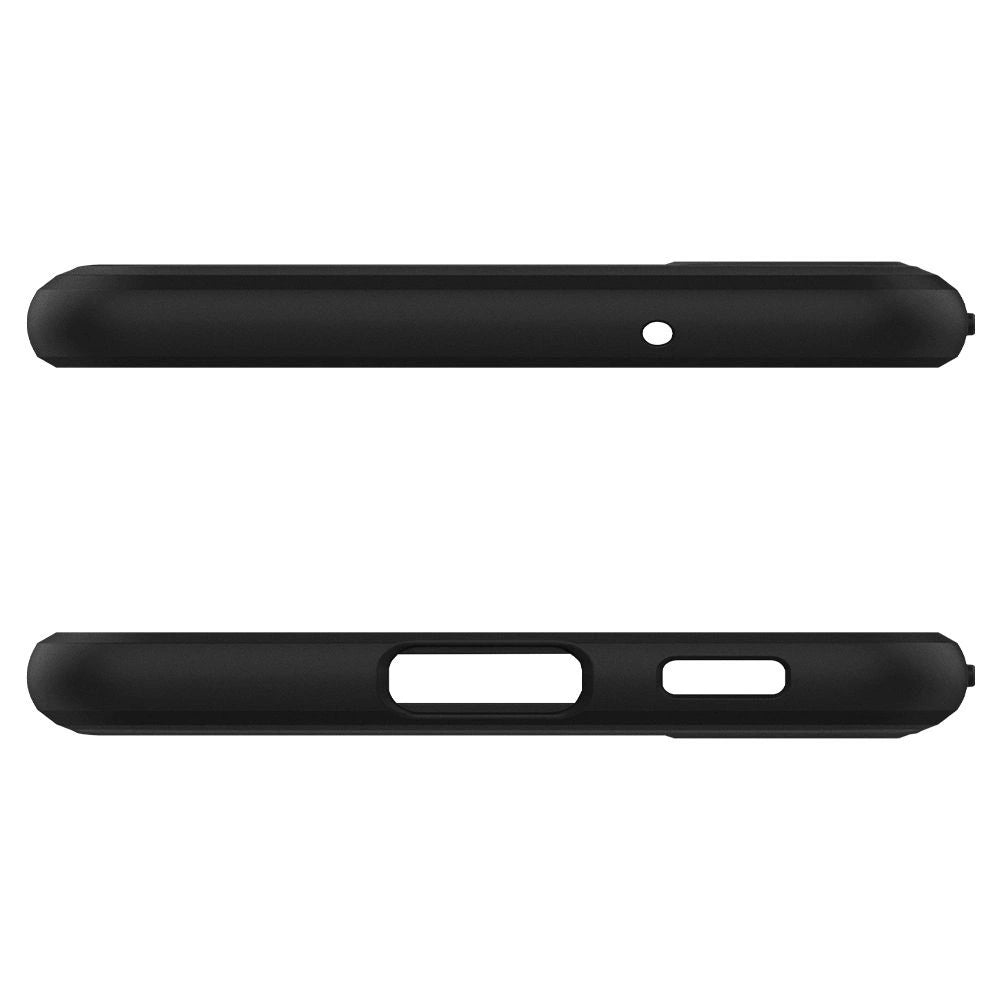 Etui Spigen Rugged Armor na Samsung Galaxy S21 FE - czarny mat – zdjęcie 6