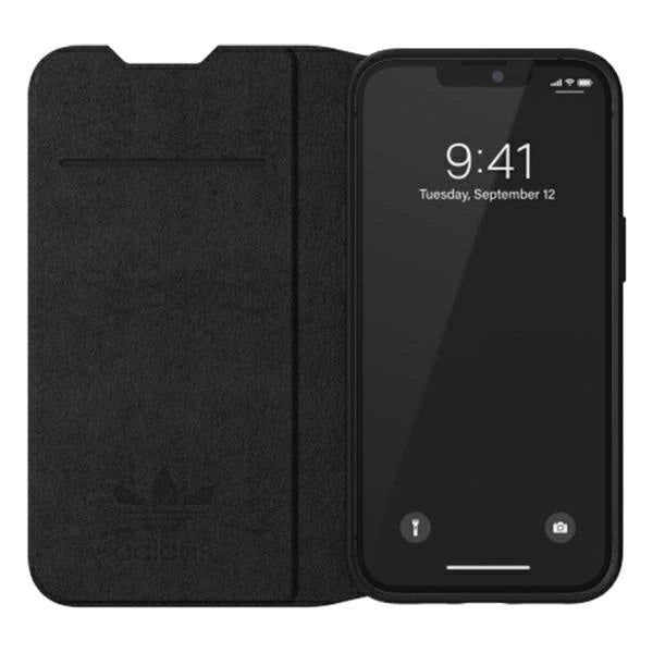 Etui Adidas OR Booklet Case BASIC na iPhone 13 - czarno-białe – zdjęcie 5