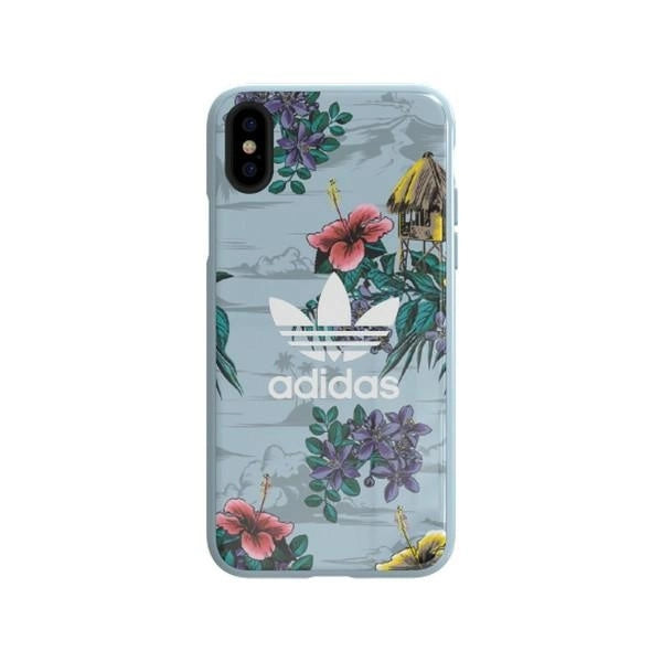 Etui Adidas OR SnapCase Floral na iPhone X / Xs - szare – zdjęcie 2