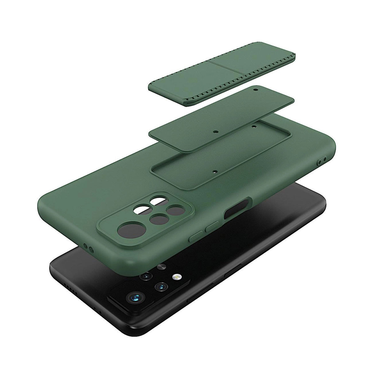 Wozinsky Kickstand Case silikonowe etui z podstawką etui Xiaomi Redmi 10 – zdjęcie 6