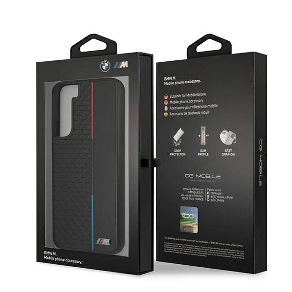 Etui BMW M Collection Triangles na Samsung Galaxy S22+ - czarne – zdjęcie 8