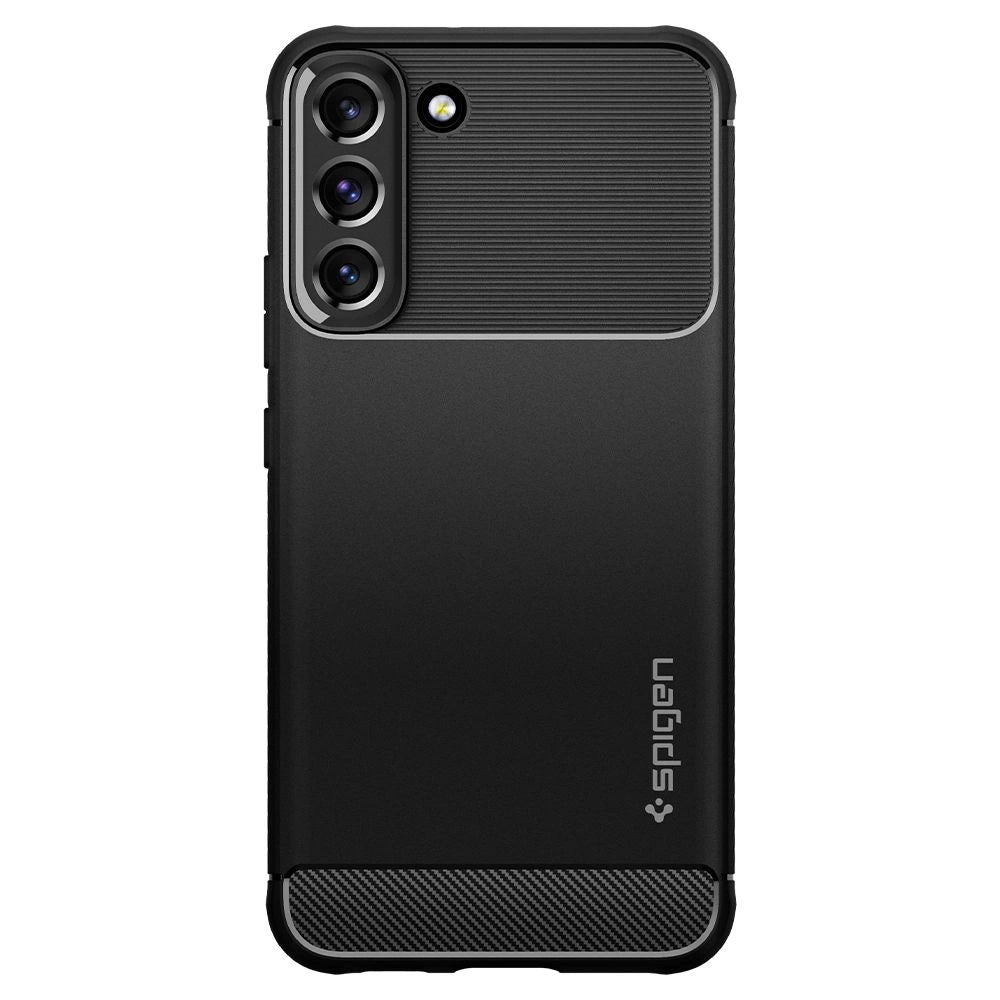 Etui Spigen Rugged Armor na Samsung Galaxy S22 - czarny mat – zdjęcie 2