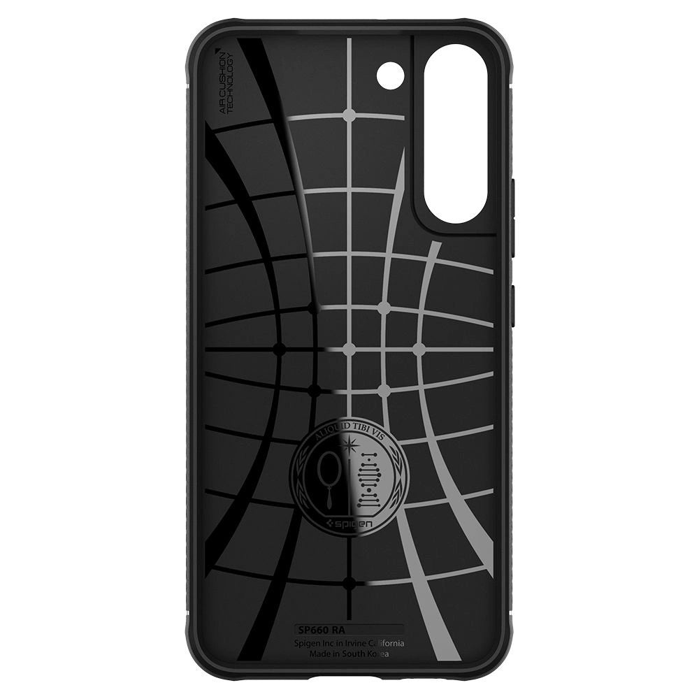 Etui Spigen Rugged Armor na Samsung Galaxy S22 - czarny mat – zdjęcie 4