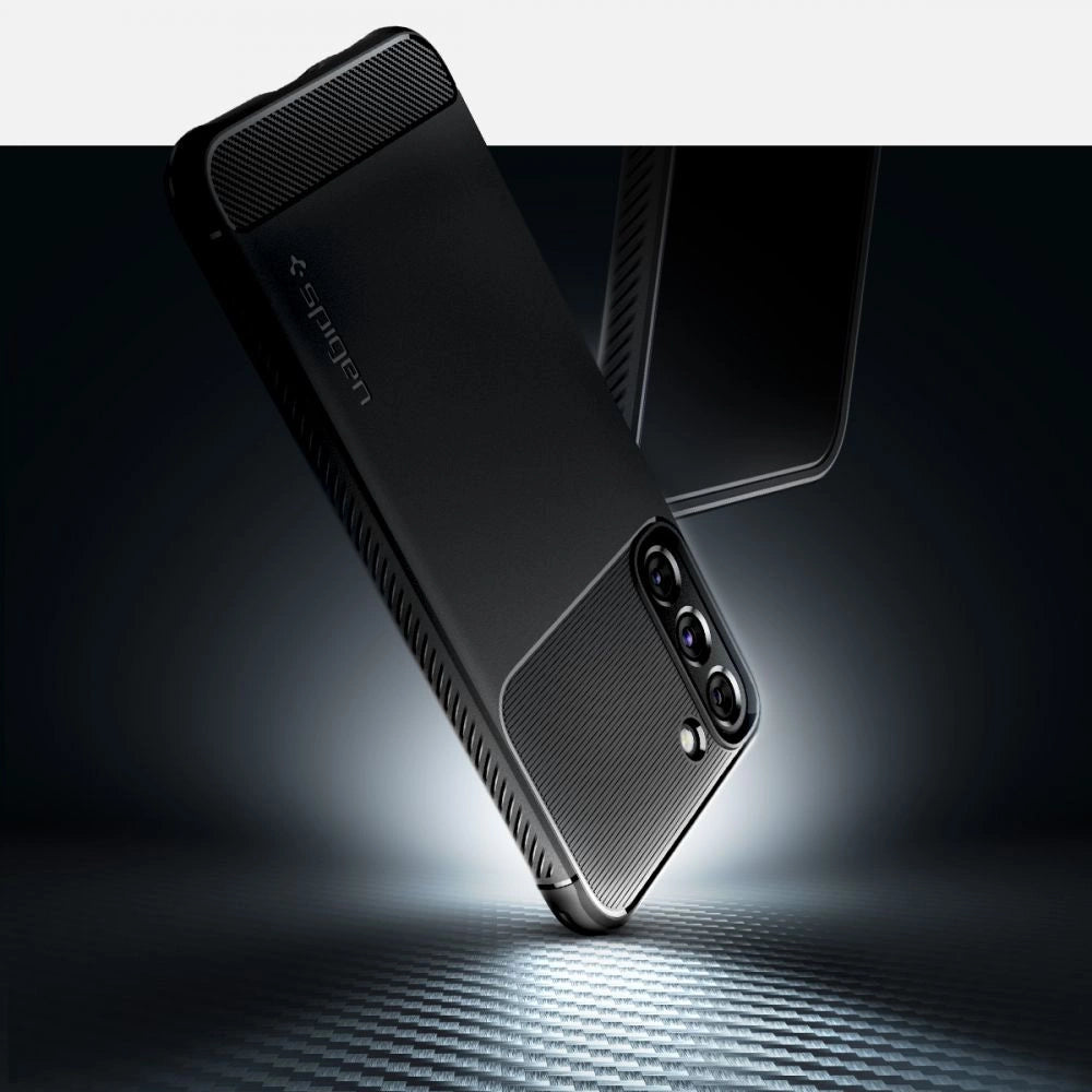Etui Spigen Rugged Armor na Samsung Galaxy S22 - czarny mat – zdjęcie 7