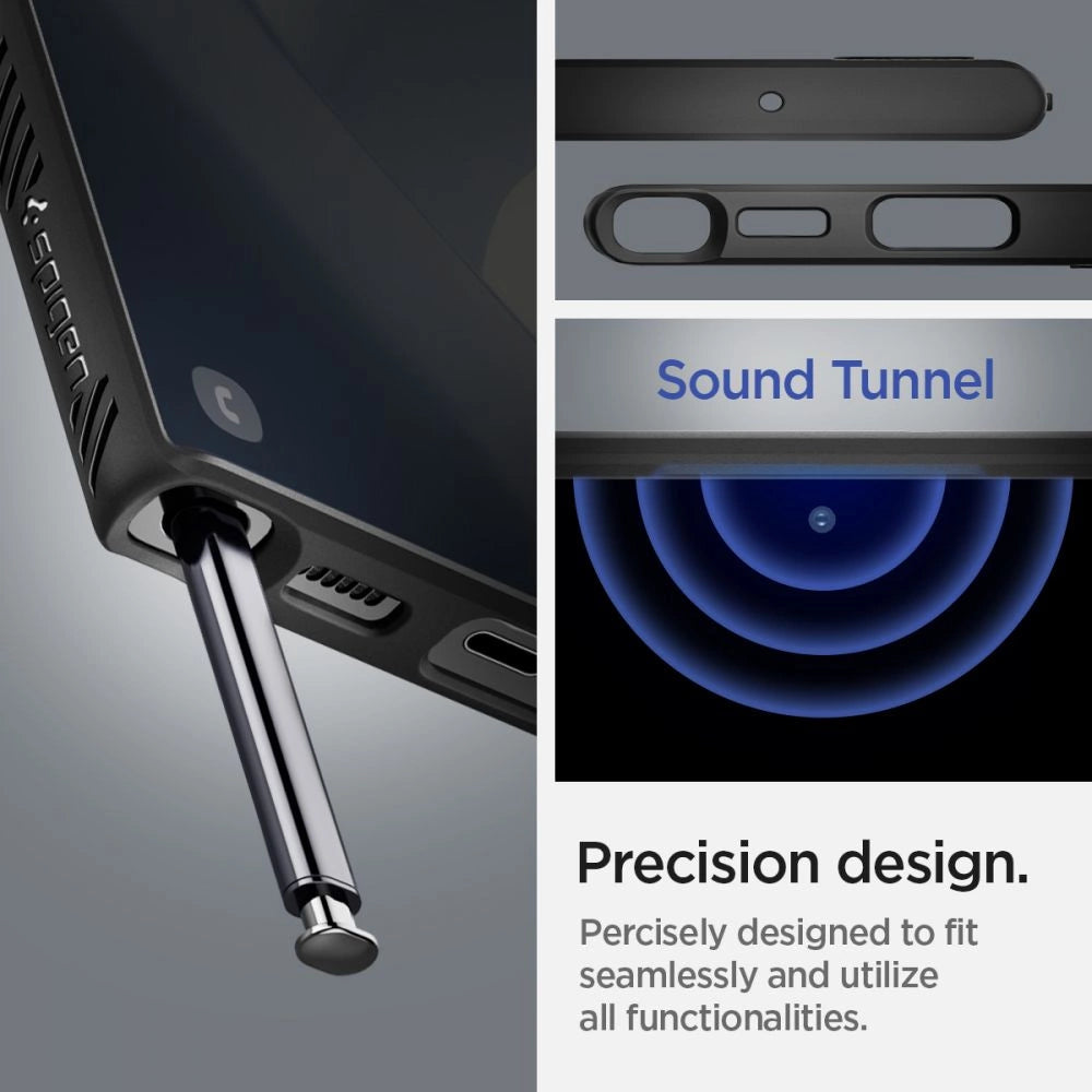 Etui Spigen Liquid Air na Samsung Galaxy S22 Ultra - czarny mat – zdjęcie 10