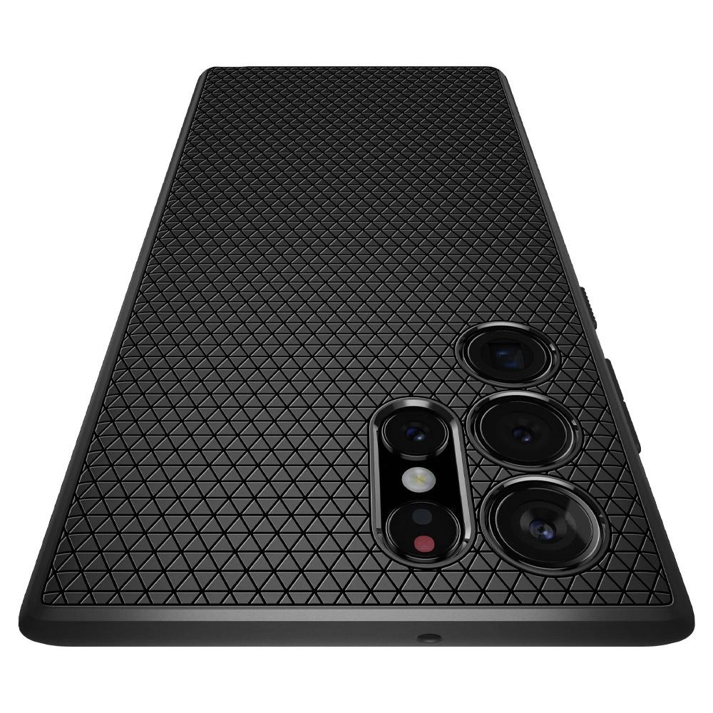 Etui Spigen Liquid Air na Samsung Galaxy S22 Ultra - czarny mat – zdjęcie 2