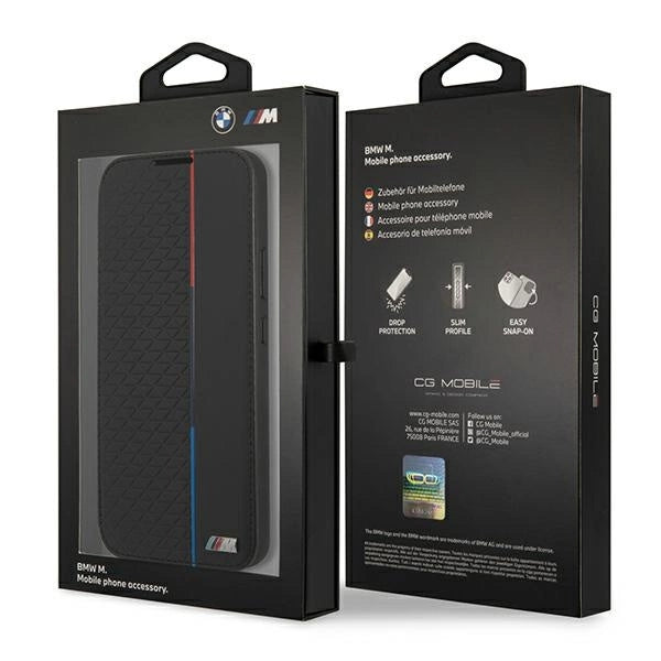 Etui BMW M Collection Triangles na Samsung Galaxy S22+ - czarne – zdjęcie 7
