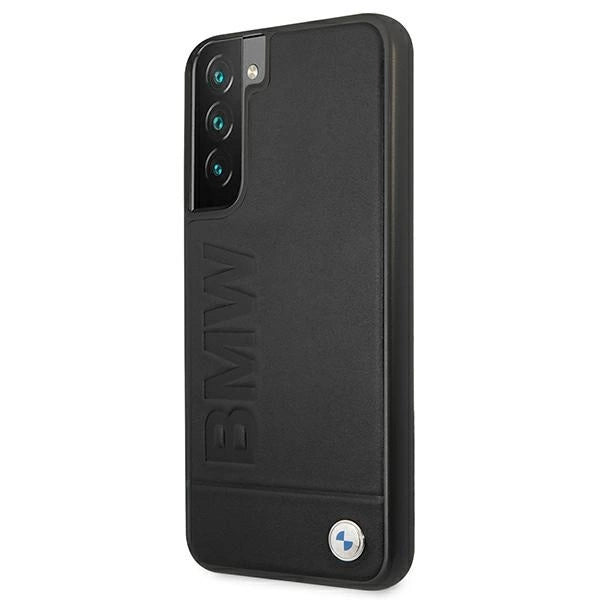 Etui BMW Signature Logo Imprint na Samsung Galaxy S22+ - czarne – zdjęcie 2