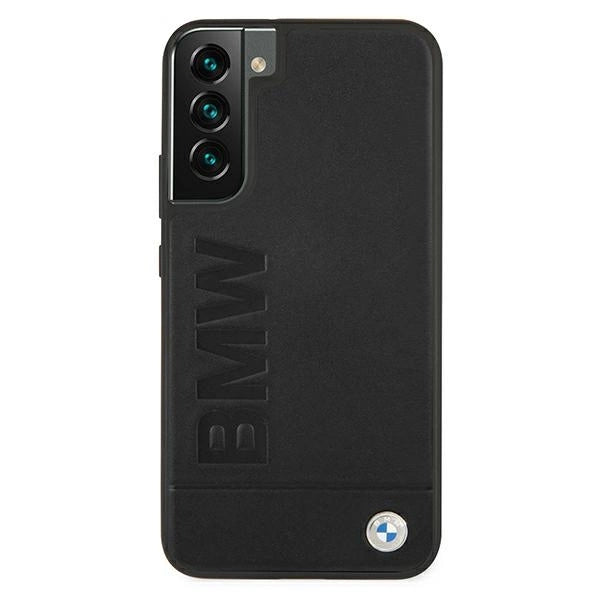 Etui BMW Signature Logo Imprint na Samsung Galaxy S22+ - czarne – zdjęcie 3