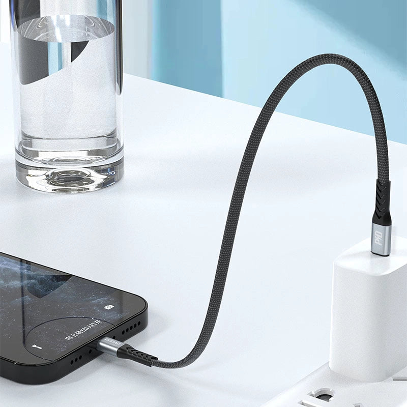 Kabel Dudao L10P Lightning - USB-C PD 20W 0,23m - czarny – zdjęcie 6
