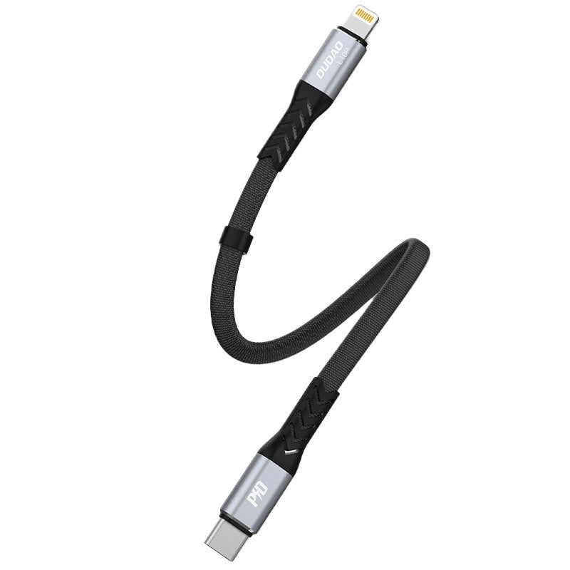 Kabel Dudao L10P Lightning - USB-C PD 20W 0,23m - czarny – zdjęcie 2