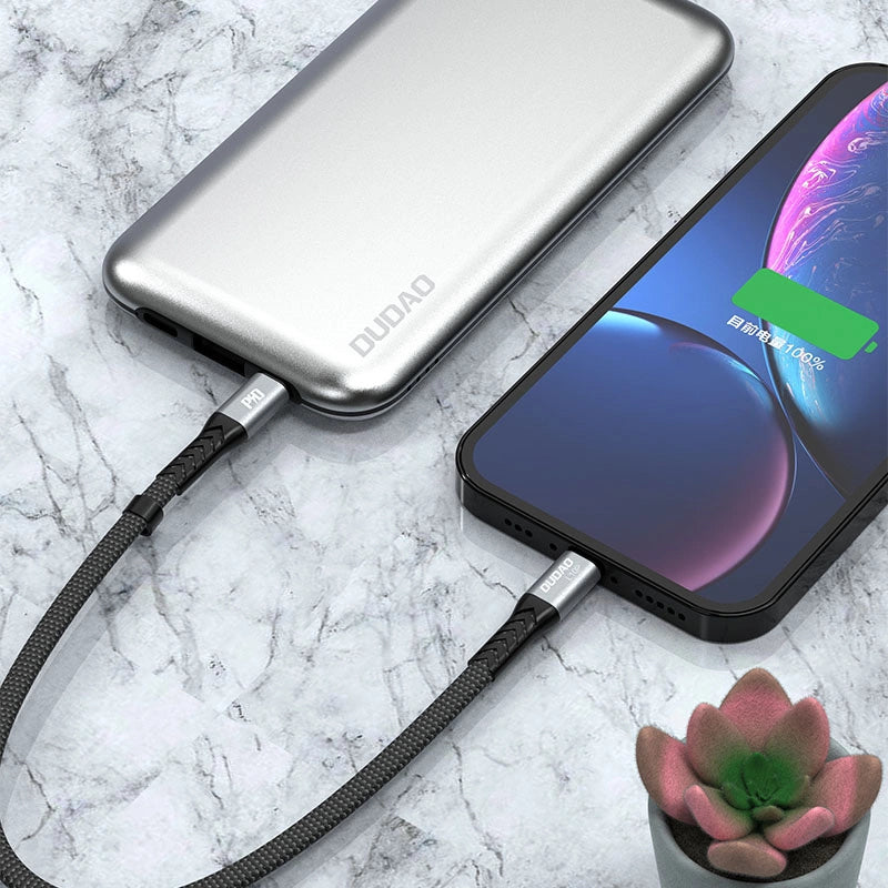 Kabel Dudao L10P Lightning - USB-C PD 20W 0,23m - czarny – zdjęcie 8