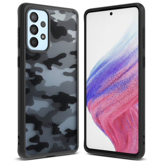 Ringke Fusion Matte etui pokrowiec z żelową ramką Samsung Galaxy A73 czarny