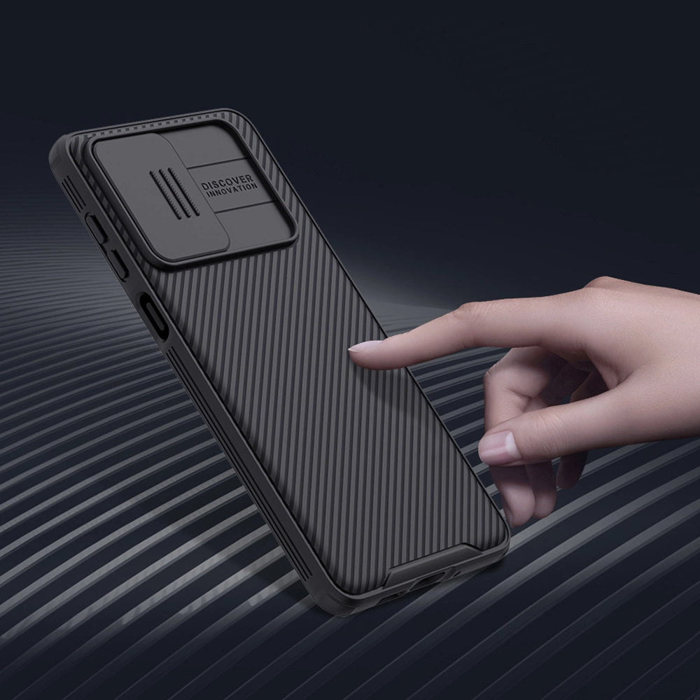 Nillkin CamShield Pro Case na aparat kamerę Samsung Galaxy A73 niebieski – zdjęcie 13