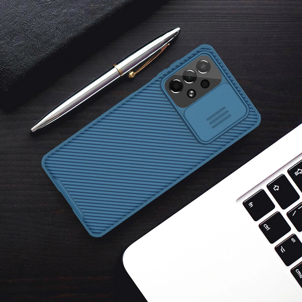 Nillkin CamShield Pro Case na aparat kamerę Samsung Galaxy A73 niebieski – zdjęcie 14