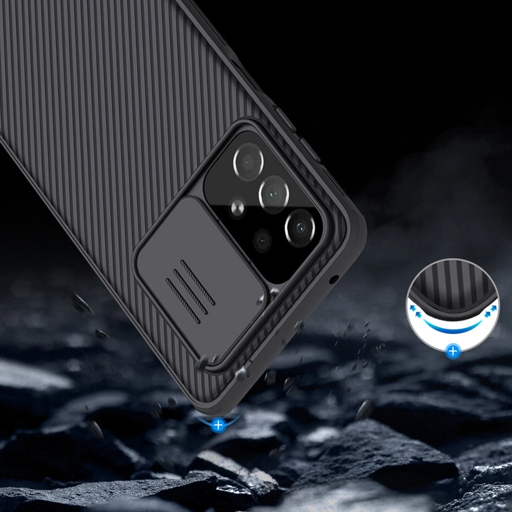 Nillkin CamShield Pro Case na aparat kamerę Samsung Galaxy A73 niebieski – zdjęcie 16