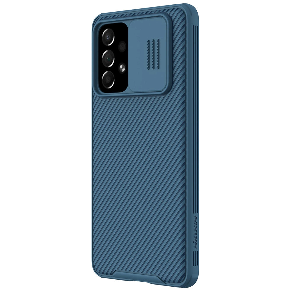 Nillkin CamShield Pro Case na aparat kamerę Samsung Galaxy A73 niebieski – zdjęcie 3