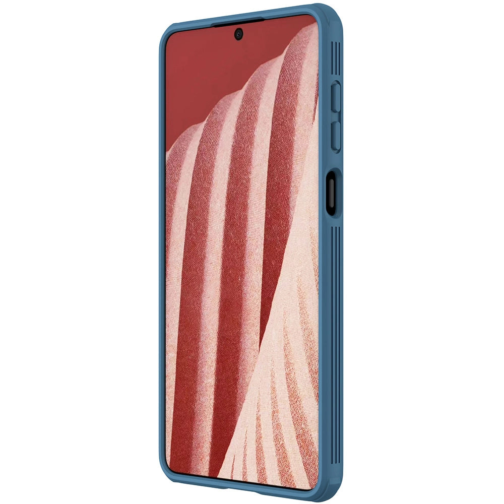 Nillkin CamShield Pro Case na aparat kamerę Samsung Galaxy A73 niebieski – zdjęcie 4