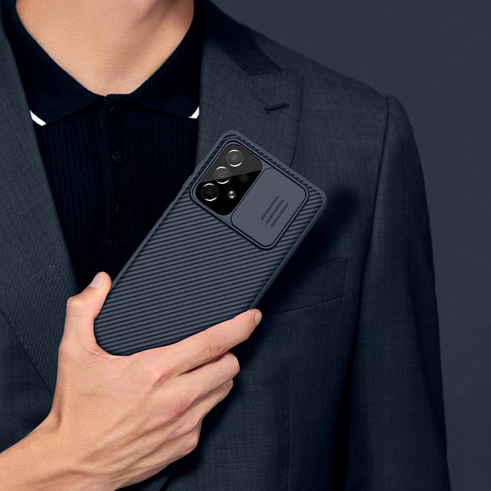 Nillkin CamShield Pro Case na aparat kamerę Samsung Galaxy A73 niebieski – zdjęcie 8