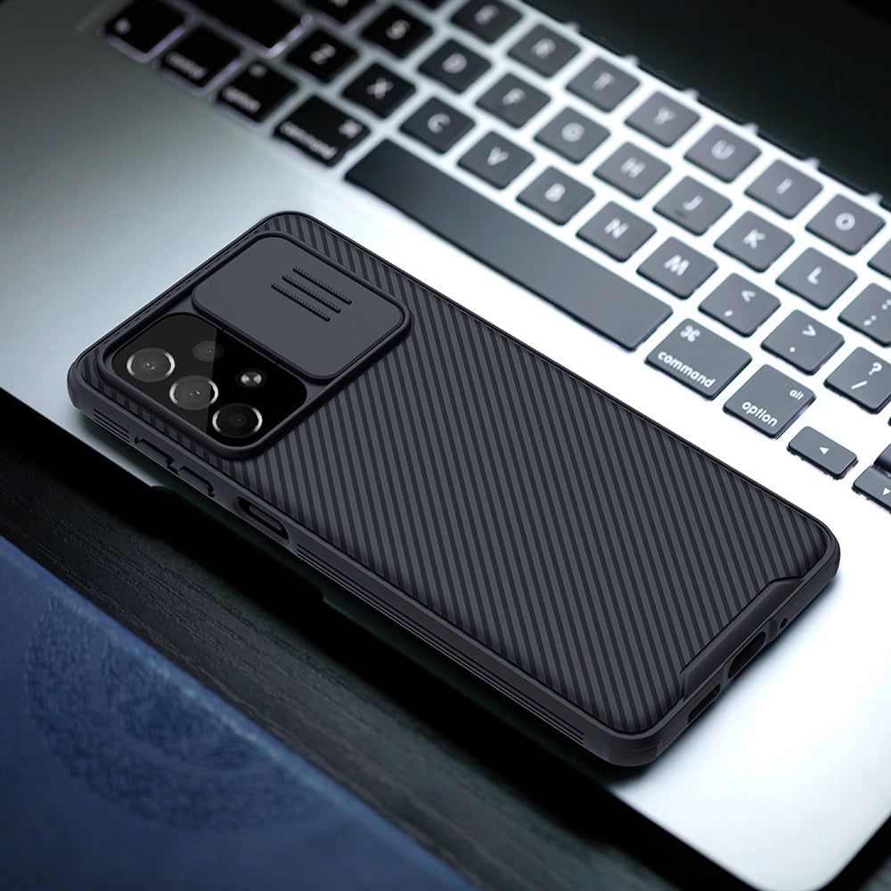 Nillkin CamShield Pro Case na aparat kamerę Samsung Galaxy A73 niebieski – zdjęcie 9