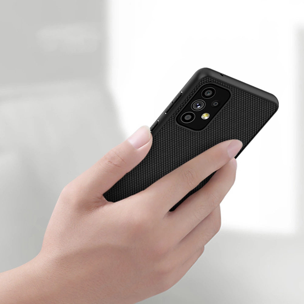 Nillkin Textured Case wytrzymałe na tyle Samsung Galaxy A73 czarny – zdjęcie 9