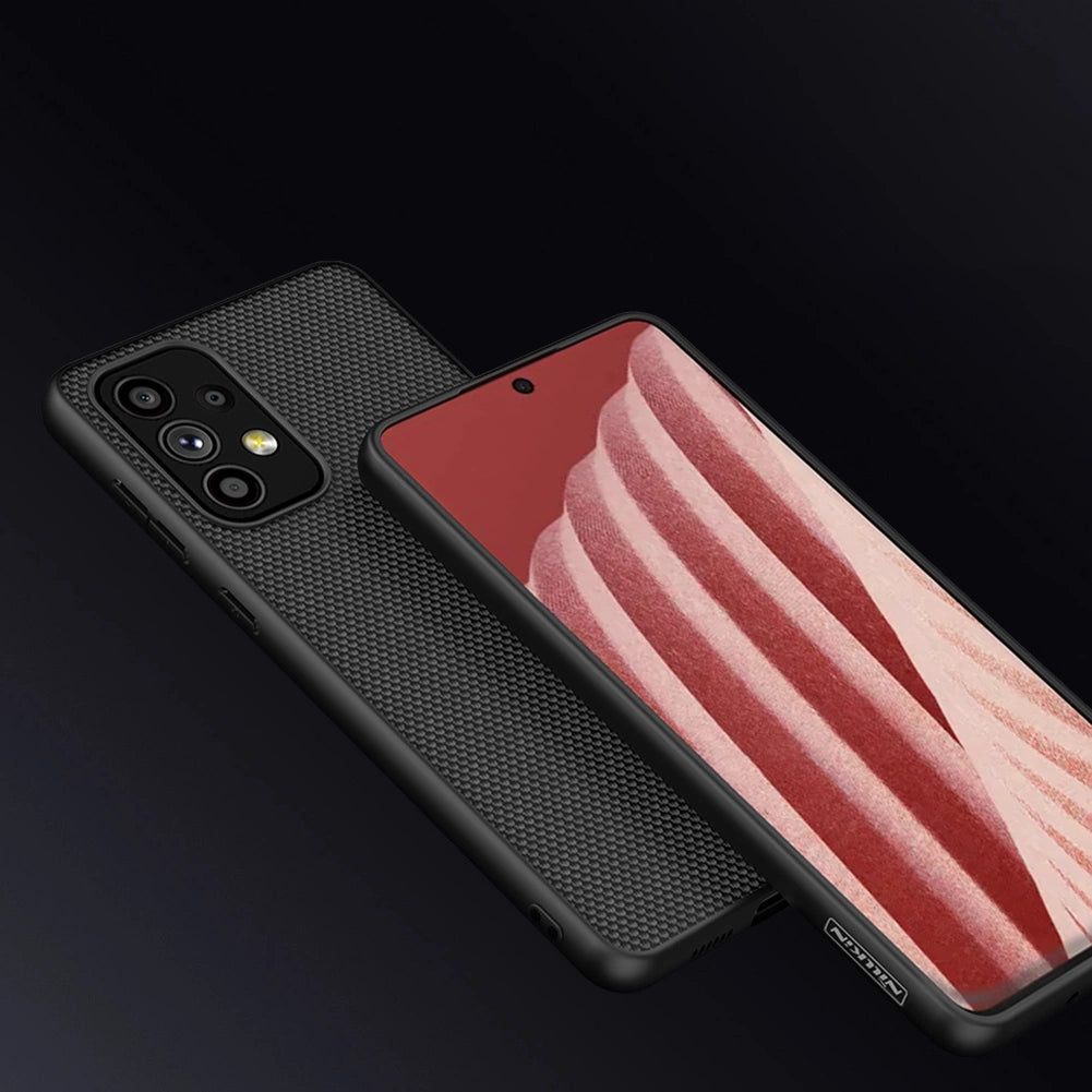 Nillkin Textured Case wytrzymałe na tyle Samsung Galaxy A73 czarny – zdjęcie 10