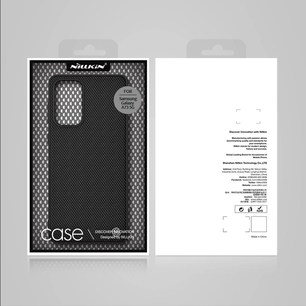 Nillkin Textured Case wytrzymałe na tyle Samsung Galaxy A73 czarny – zdjęcie 5