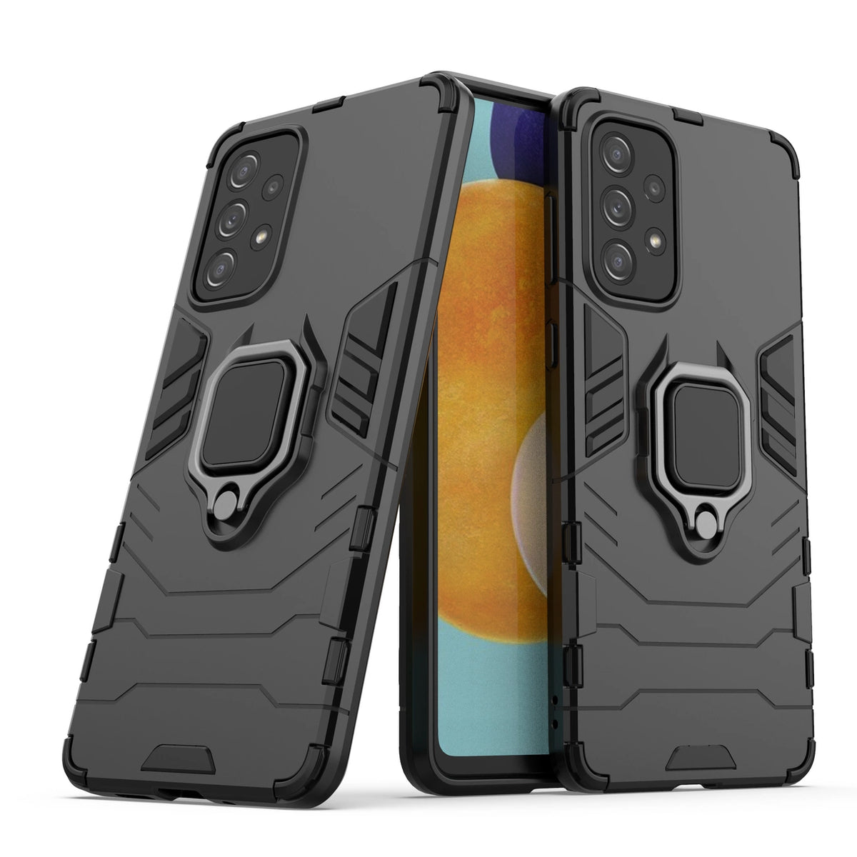 Ring Armor pancerne hybrydowe etui pokrowiec + magnetyczny uchwyt Samsung