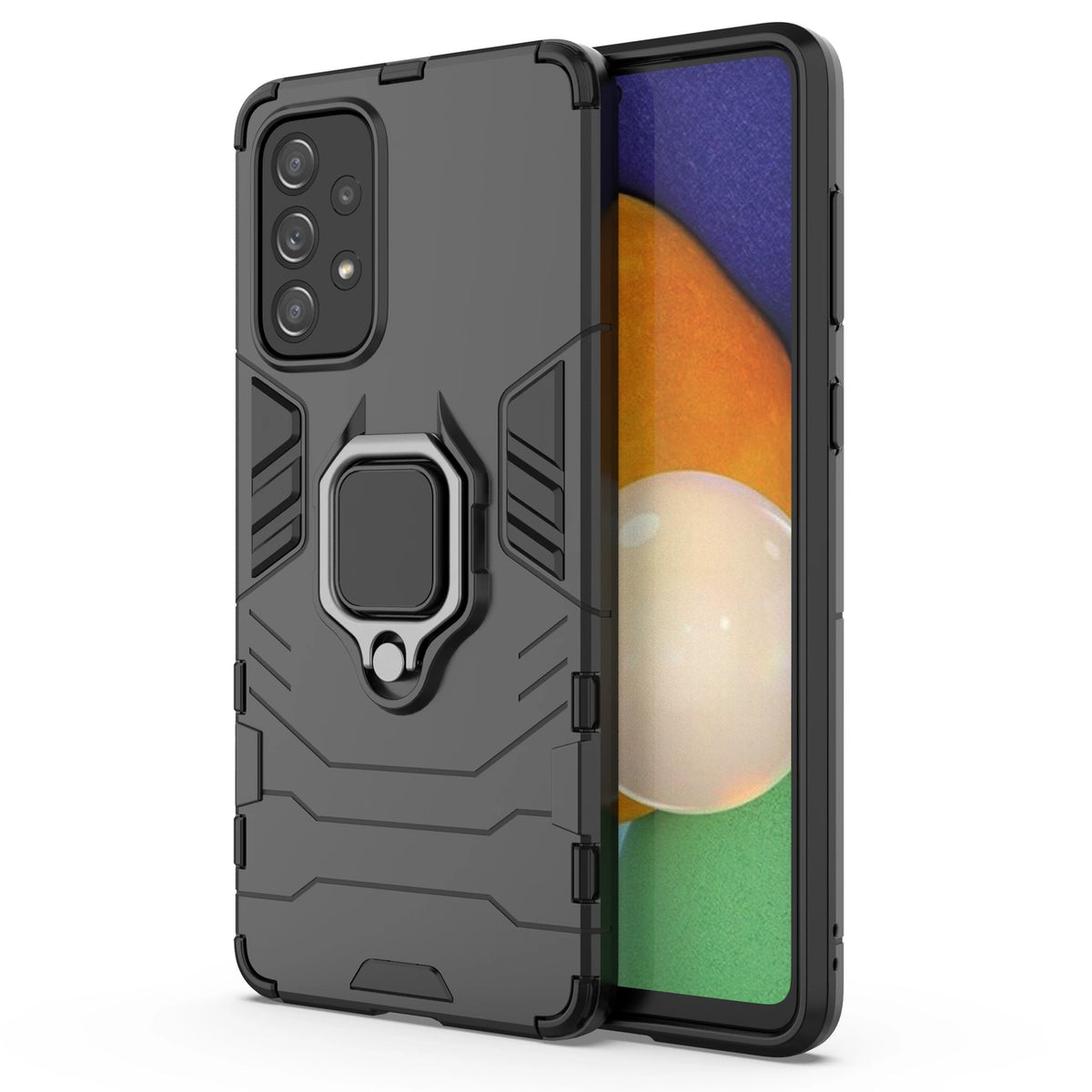 Ring Armor pancerne hybrydowe etui pokrowiec + magnetyczny uchwyt Samsung – zdjęcie 9
