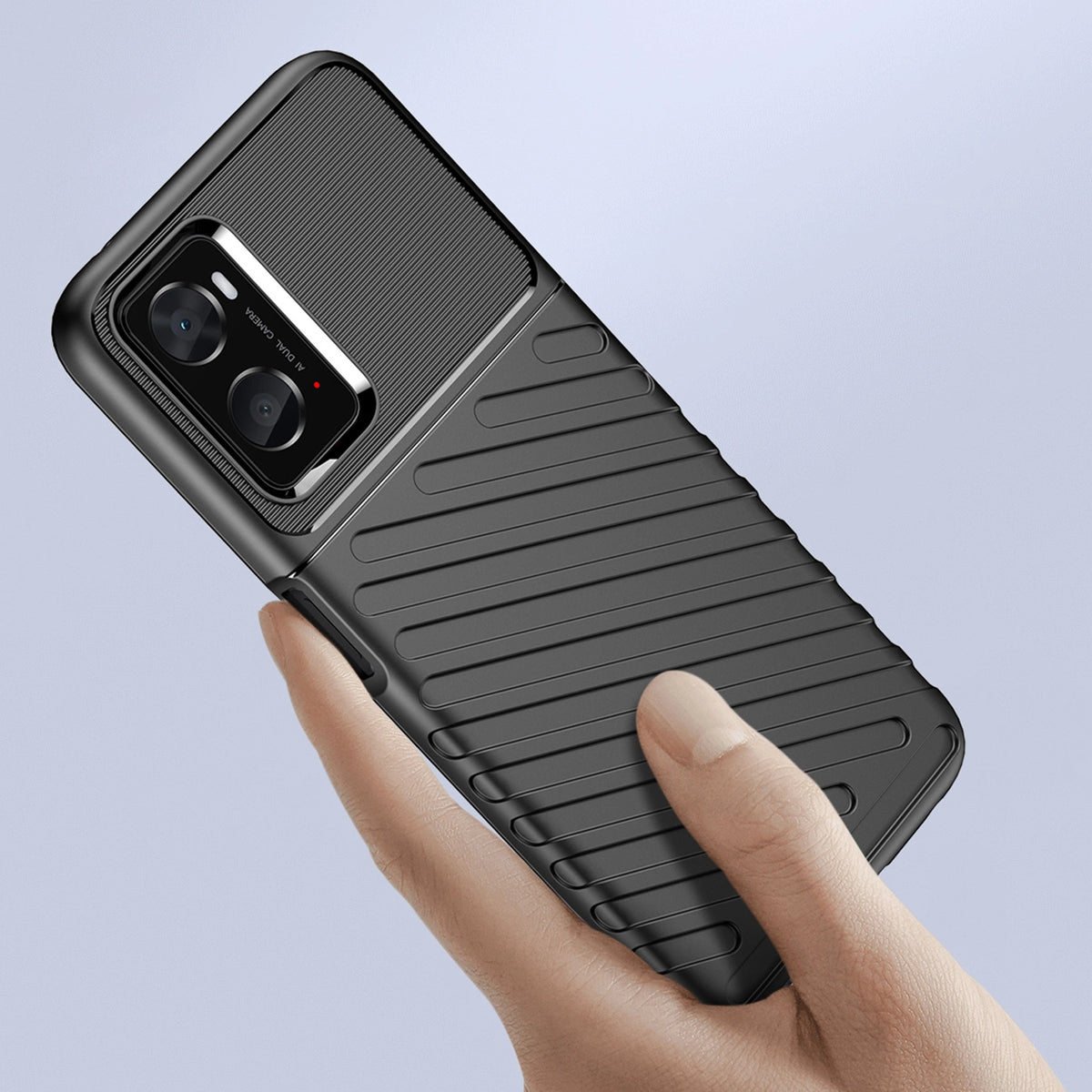 Thunder Case elastyczne pancerne etui pokrowiec Oppo A76 / Oppo A36 – zdjęcie 2
