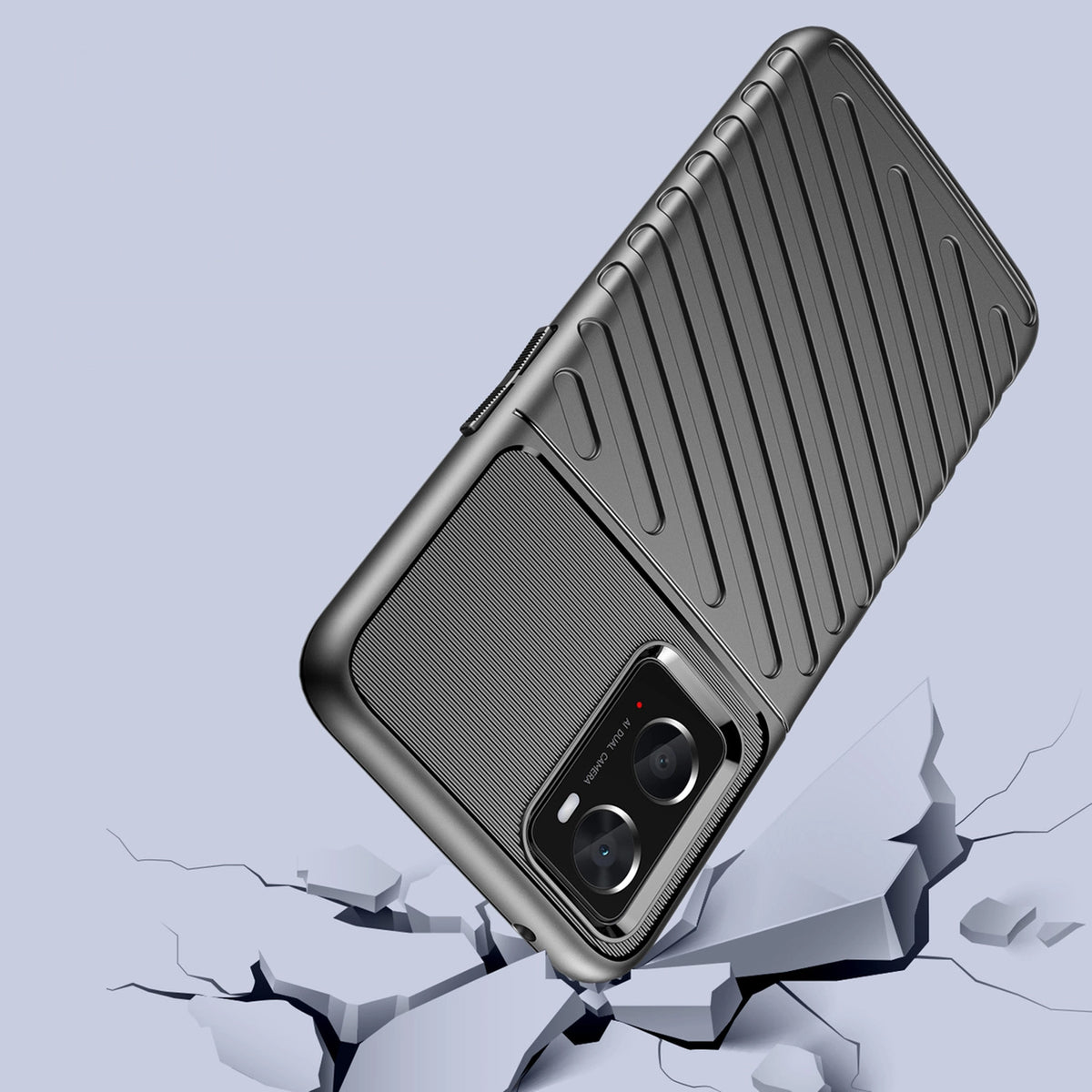 Thunder Case elastyczne pancerne etui pokrowiec Oppo A76 / Oppo A36 – zdjęcie 4