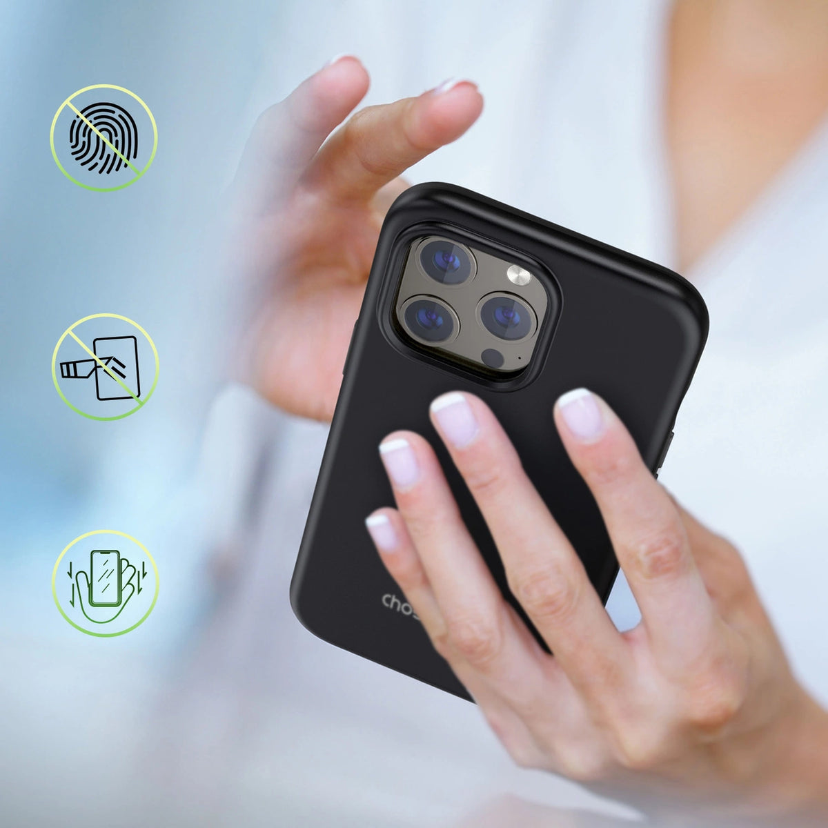 Choetech MFM Anti-drop case etui do iPhone 13 Pro czarny (PC0113-MFM-BK) – zdjęcie 7