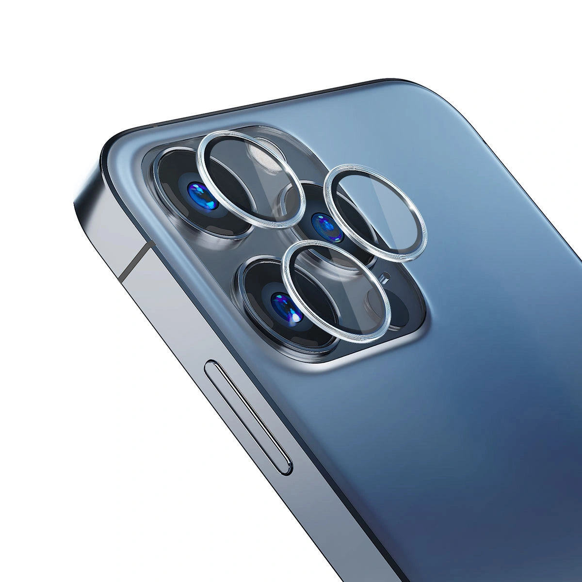 Osłona aparatu 3mk Lens Protection Pro na iPhone 12 Pro Max - srebrna – zdjęcie 3