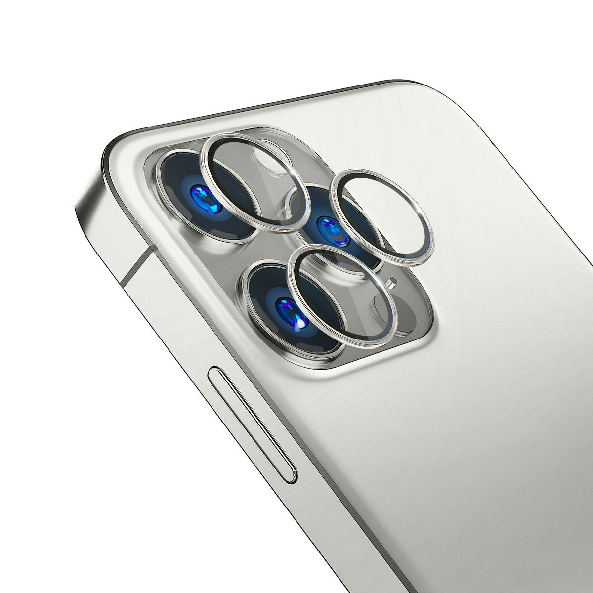 Osłona aparatu 3mk Lens na iPhone 13 Pro / iPhone 13 Pro Max - srebrna – zdjęcie 2