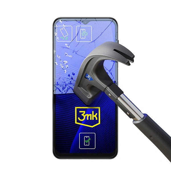 Szkło hybrydowe 3mk FlexibleGlass na Samsung Galaxy A13 4G – zdjęcie 3