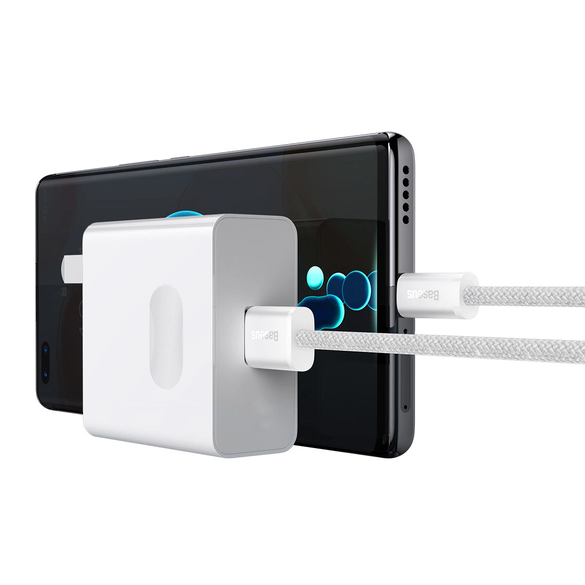 Baseus Dynamic Series kabel USB - USB Typ C 100W 2m biały (CALD000702) – zdjęcie 3