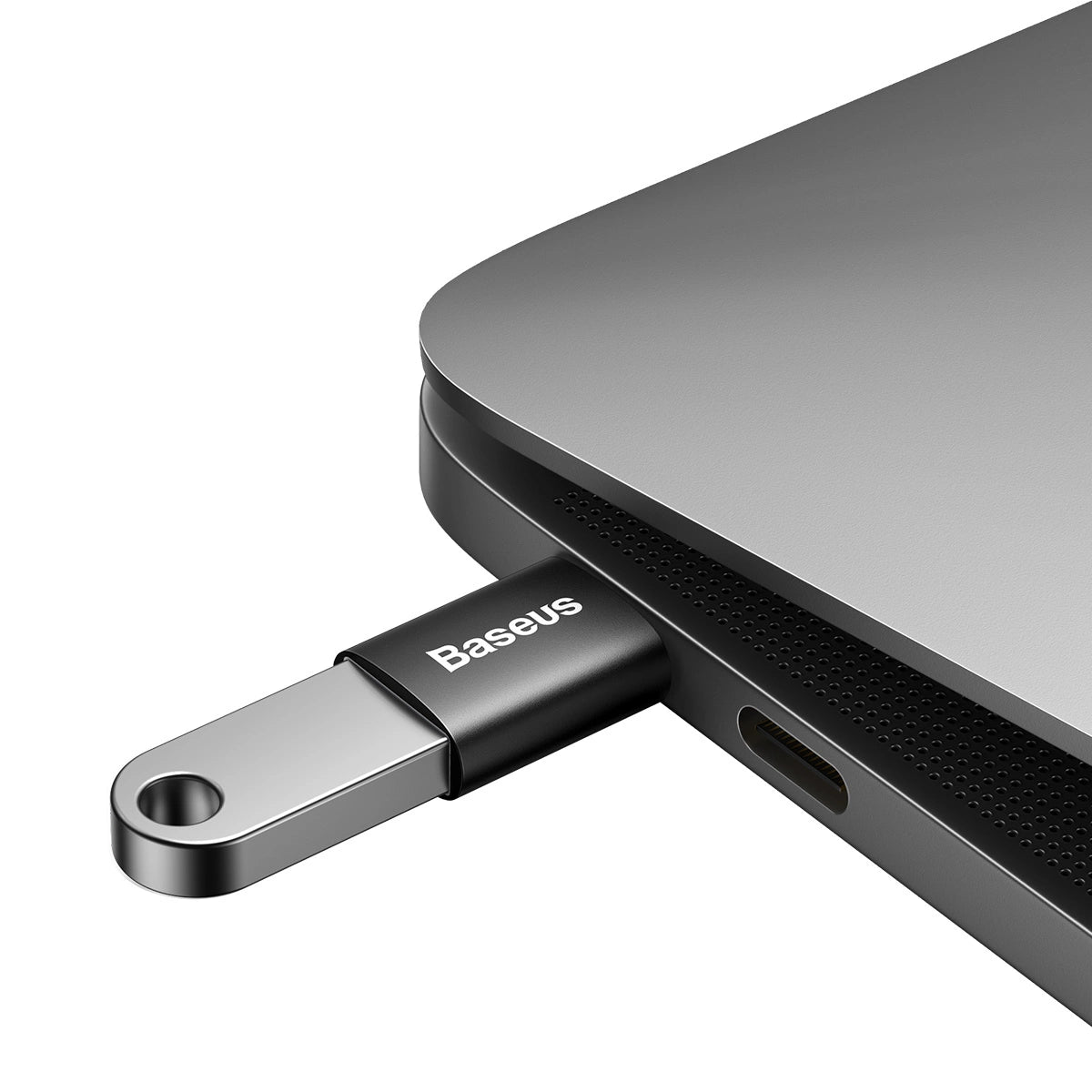 Adapter Baseus Ingenuity Series z USB-C do USB-A 10Gb/s - czarny – zdjęcie 7
