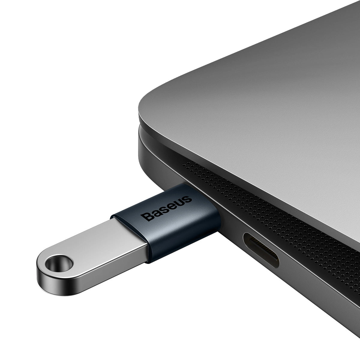 Adapter Baseus Ingenuity Series z USB-C do USB-A 10Gb/s - niebieski – zdjęcie 5
