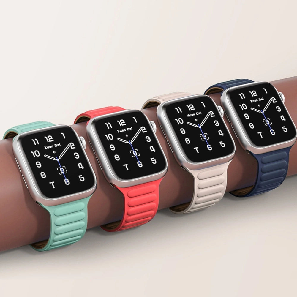 Pasek magnetyczny Magnetic Strap do Apple Watch 38 / 40 mm - niebieski – zdjęcie 5